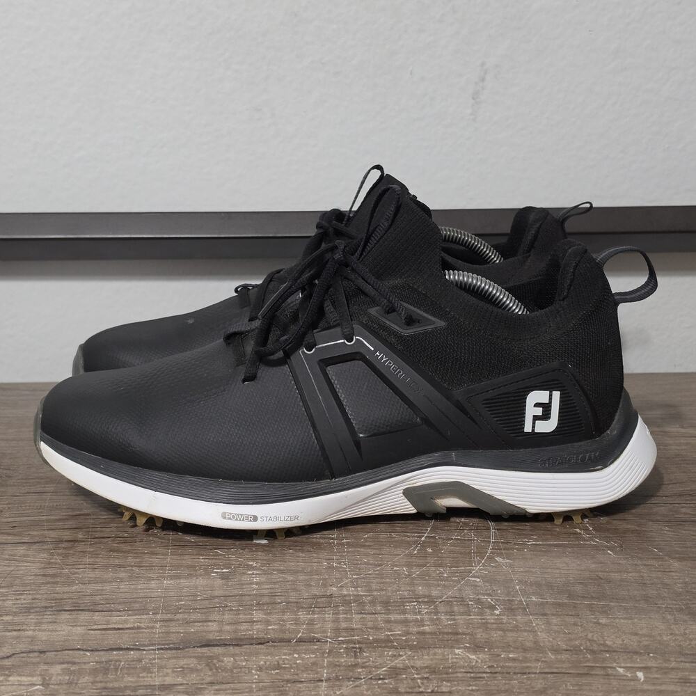 FootJoy HyperFlex Men's Athletic Golf Shoes Size 10 Black